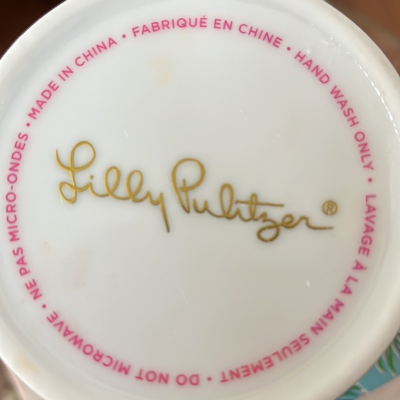 Lilly Pulitzer "Barking Up the Palm Tree" Mug - New in Box - Picture 7 of 11